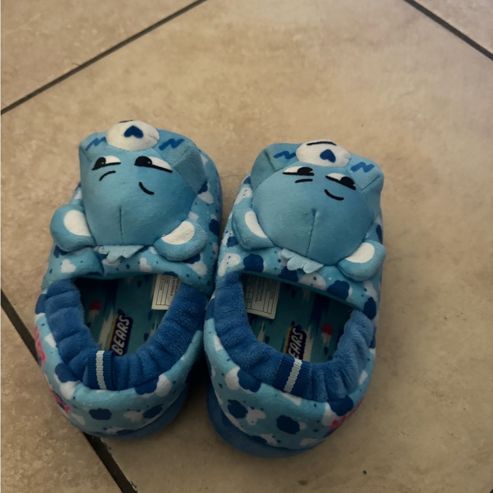 Care Bears Blue Kids Slippers